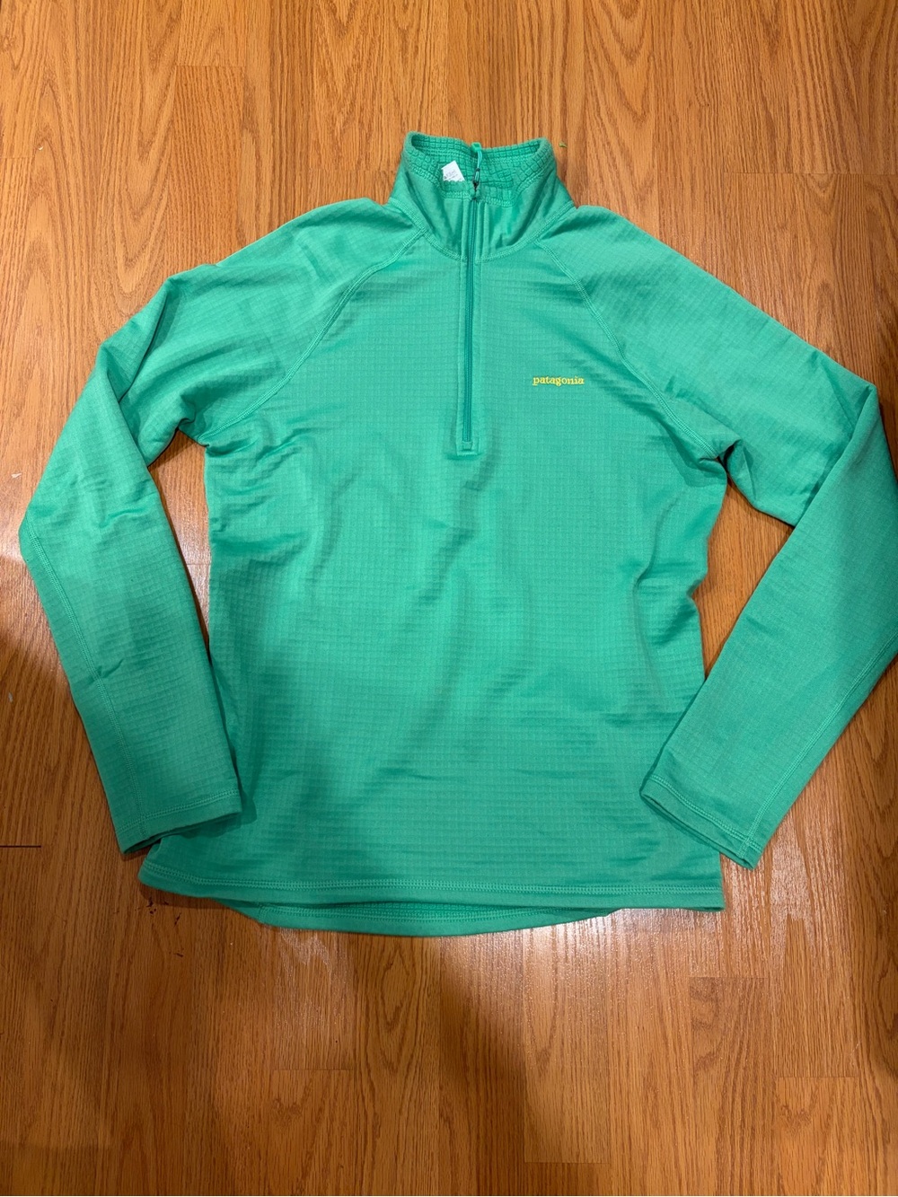 Patagonia Mint Green Quarter-Zip Pullover